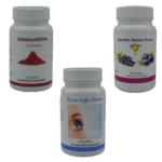 Lot 1 Extra Life Vision, 1 Myrtille Raisin Extra, 1 Astaxanthine